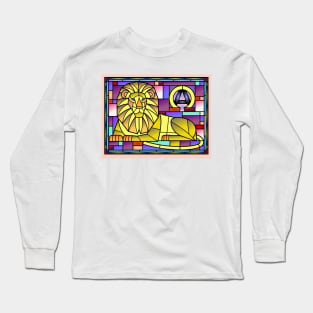 Stained Glass 13 (Style:6) Long Sleeve T-Shirt